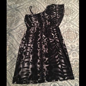 Leopard One Shoulder Dress